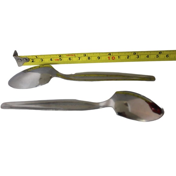 Stainless Steel-Cross Pattern Grapefruit/Citrus serrated spoon, set of 4 Japan - Picture 6 of 6